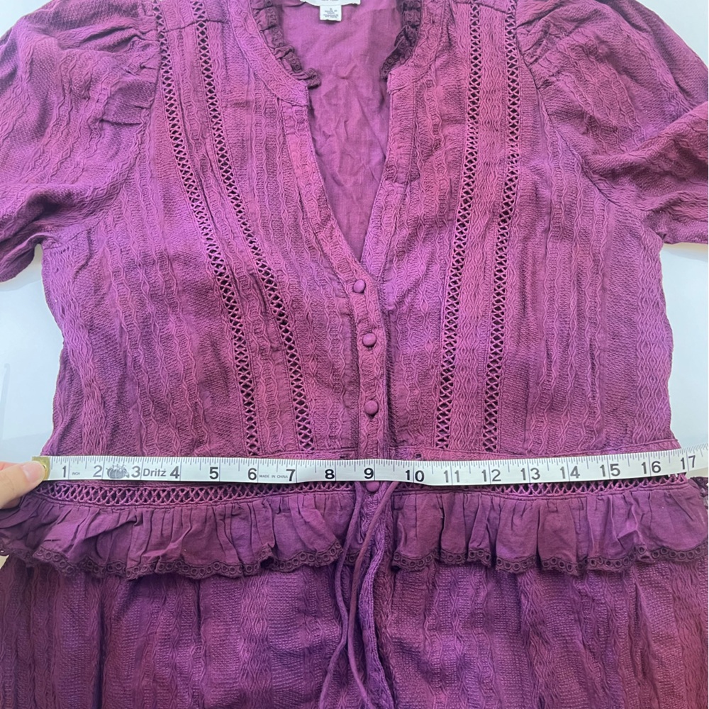 Allison New York Ruffled Dress N218-25 - Picture 9 of 10